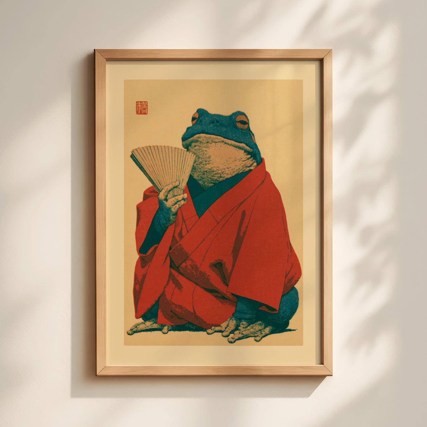 Kimono Frog Print