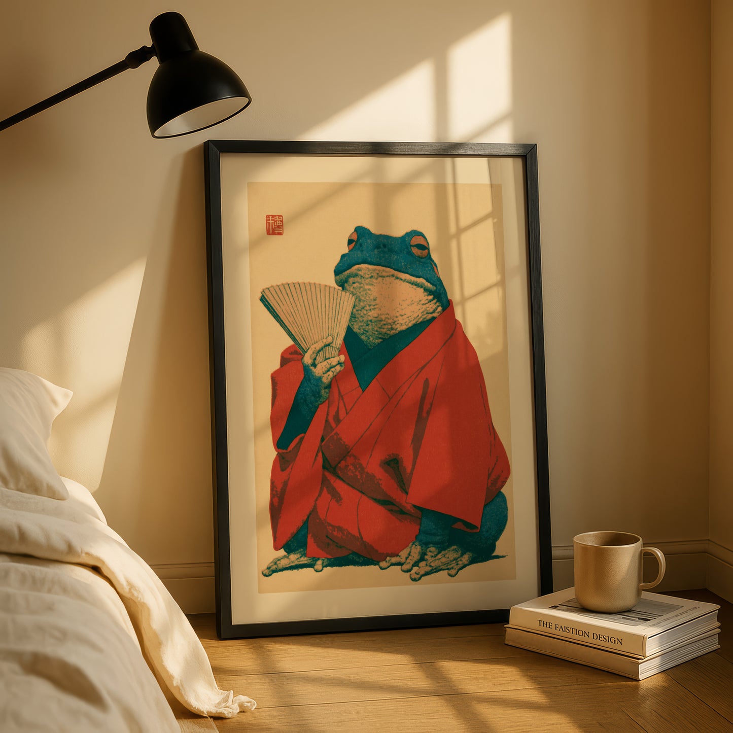 Kimono Frog Print