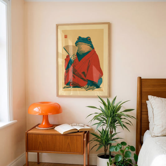 Kimono Frog Print