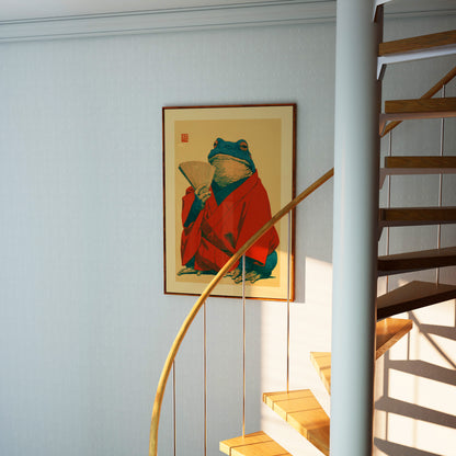 Kimono Frog Print