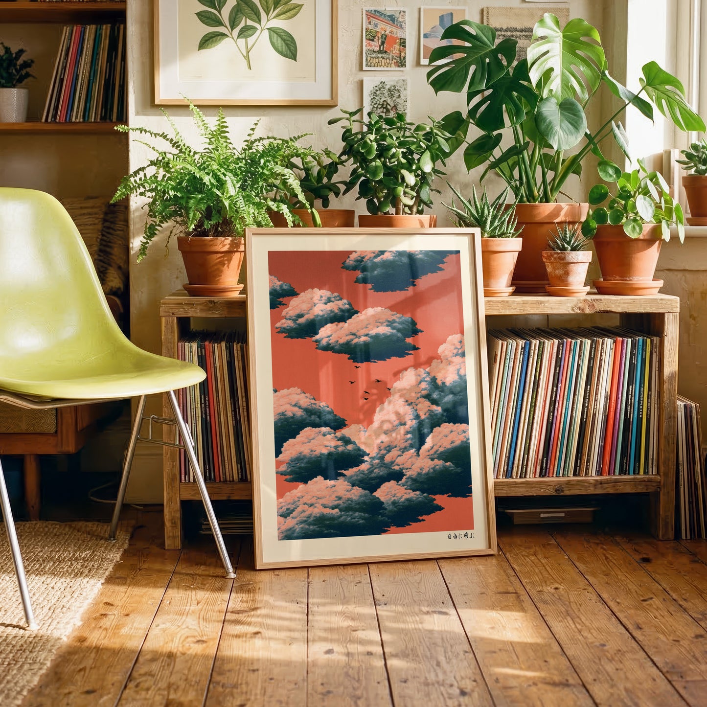 Flying Free Clouds Print