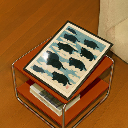 Cats on Clouds Print