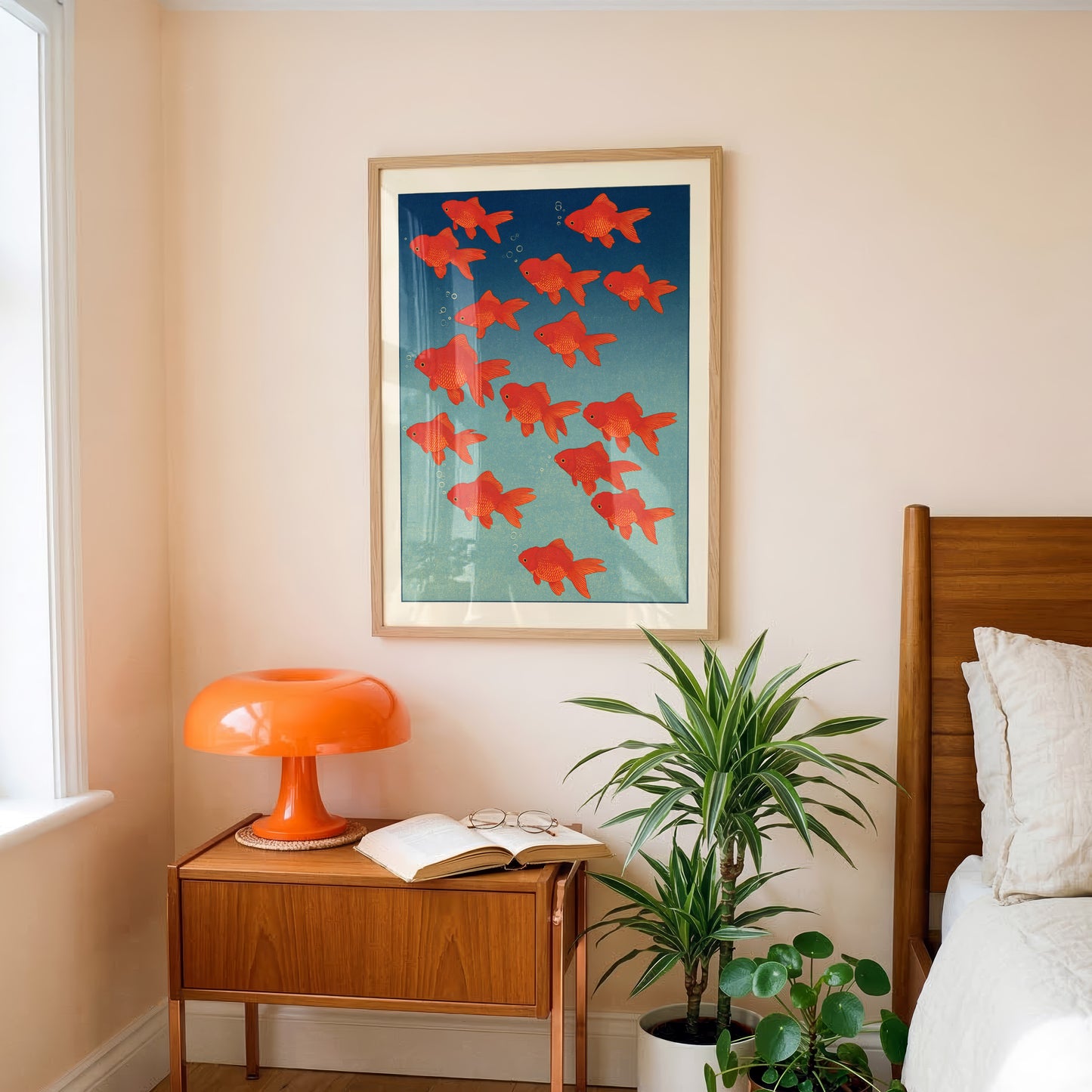 Goldfish School Print