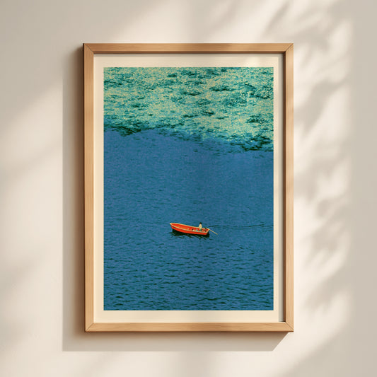 Vintage Rowboat Print