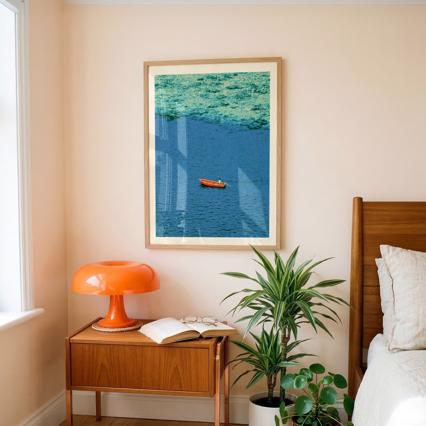 Vintage Rowboat Print
