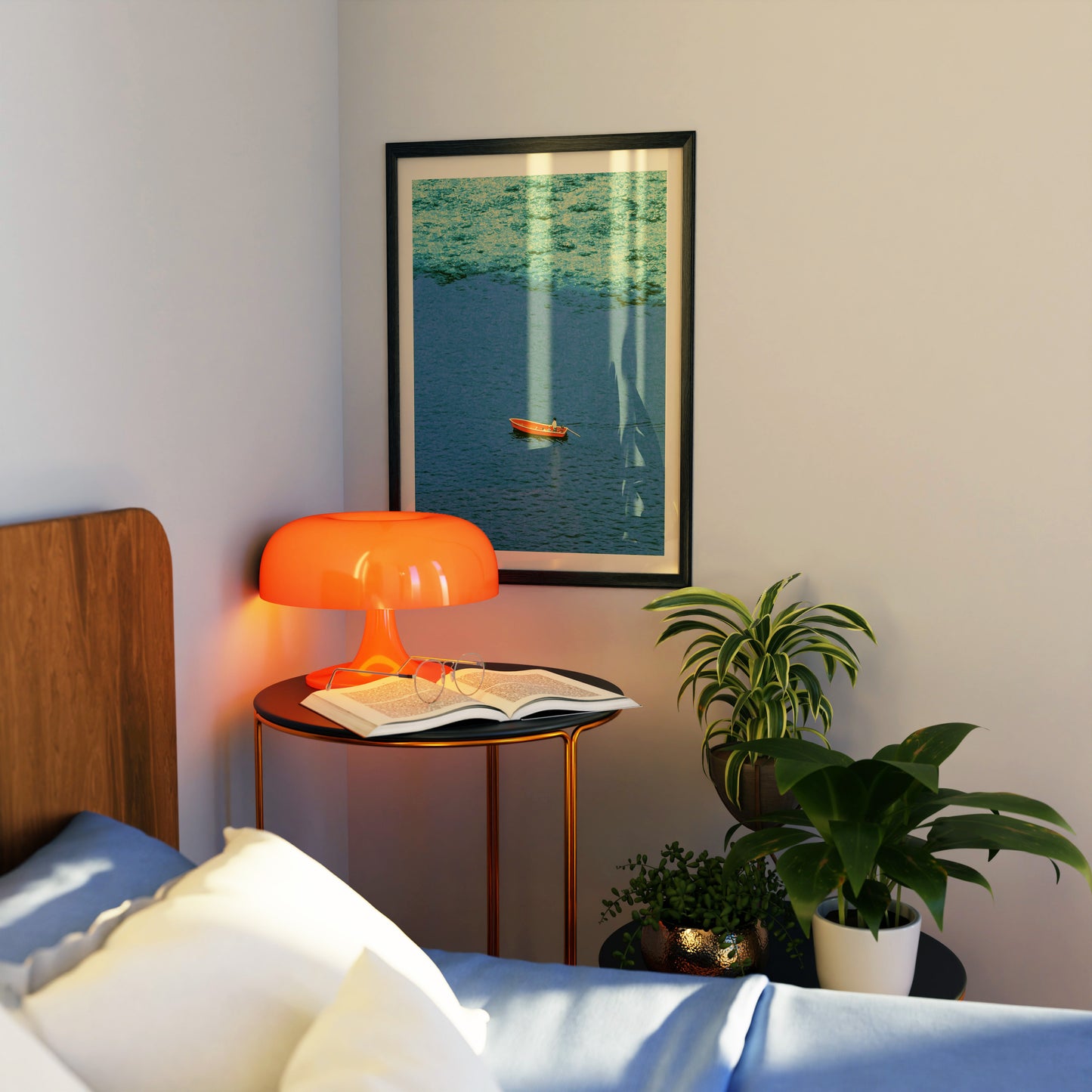 Vintage Rowboat Print