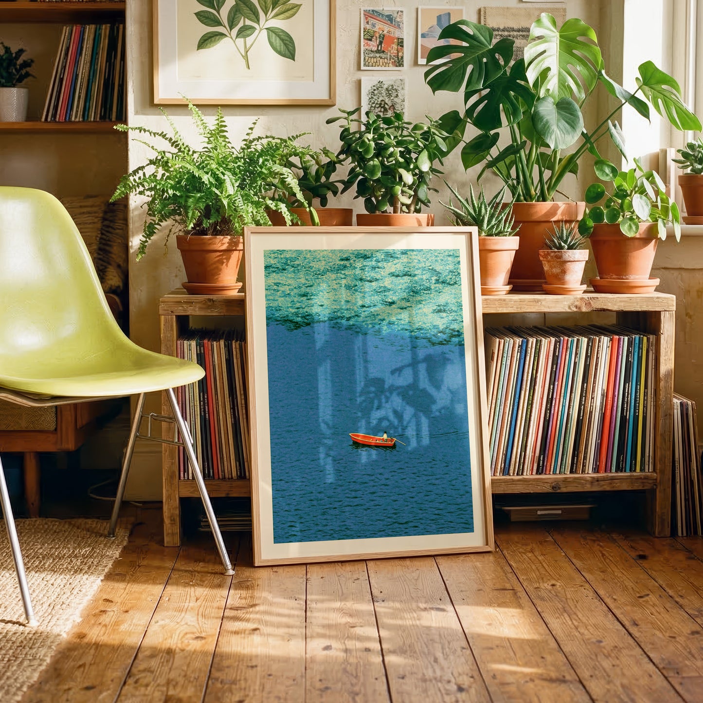 Vintage Rowboat Print