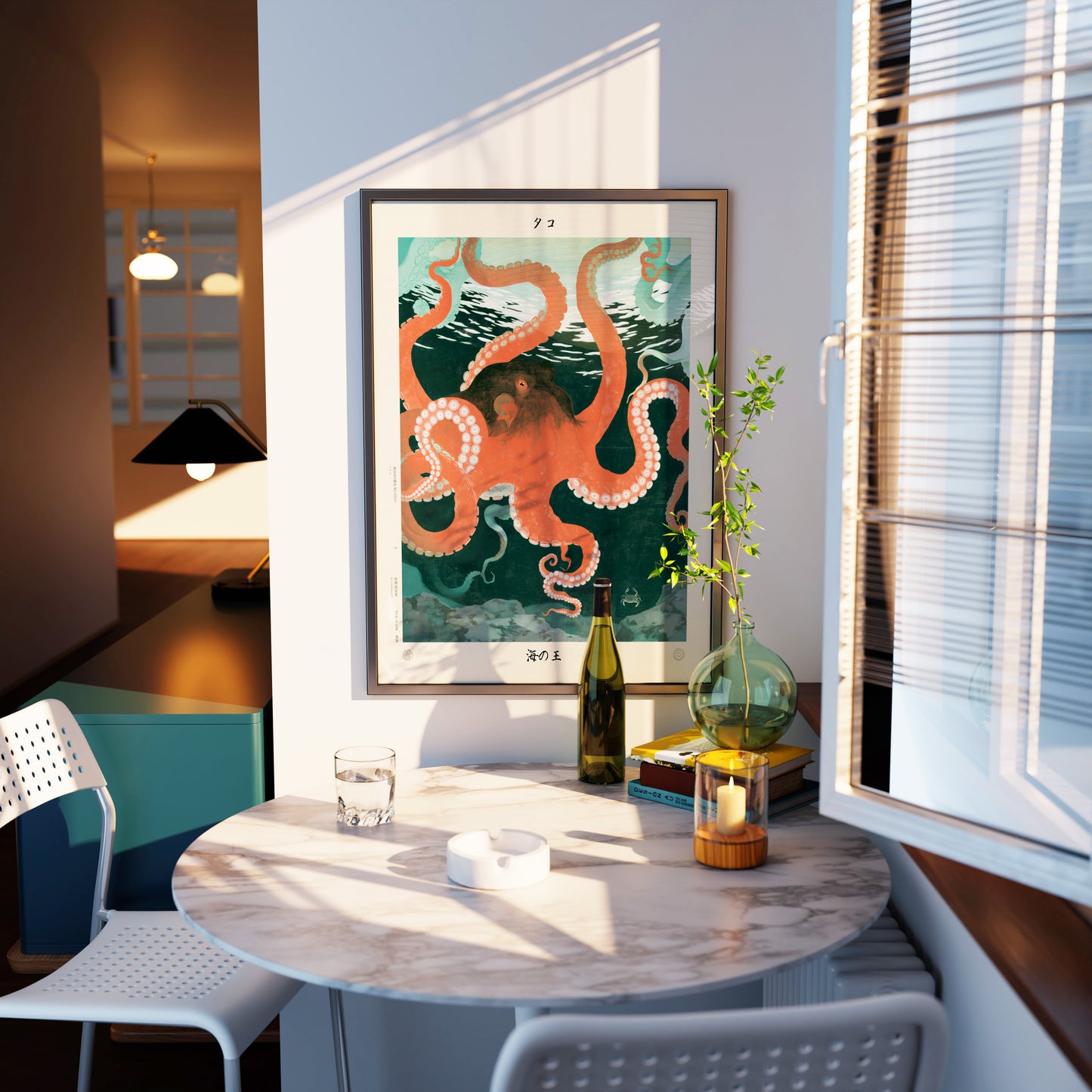 King of the Sea Octopus Print