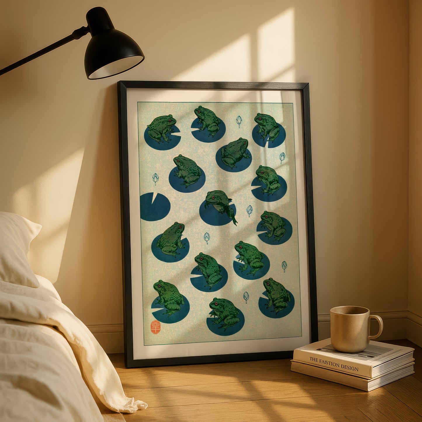 Frog Pond Pattern Print