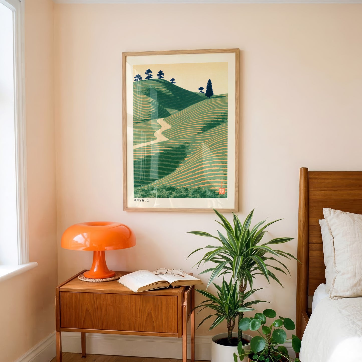 Tea Field Hills Print