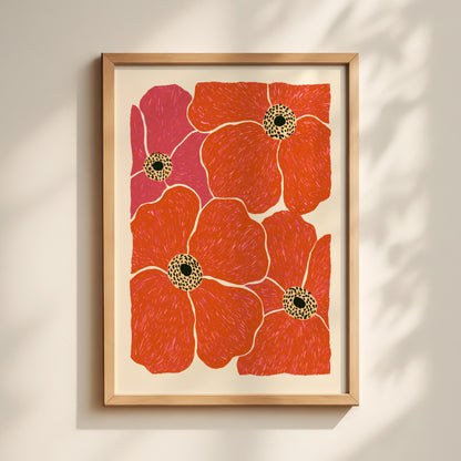 Red Poppy Print