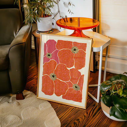 Red Poppy Print