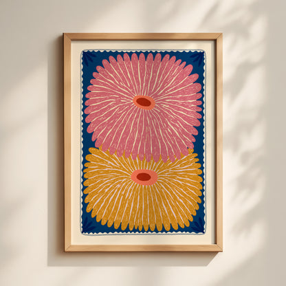 Pink Aster Print