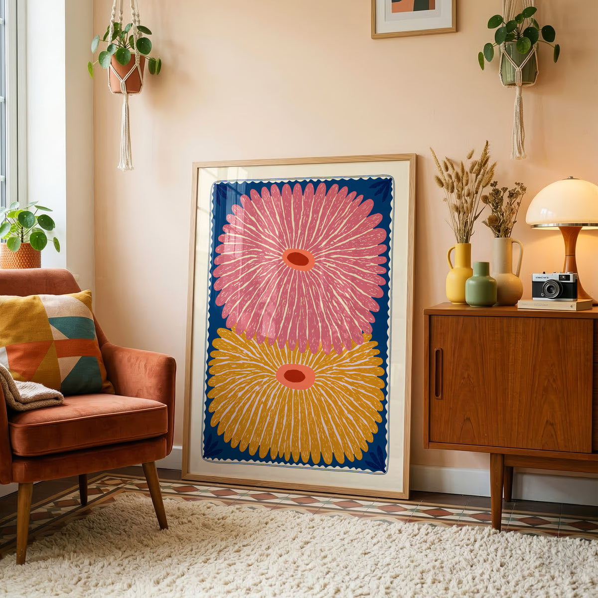 Pink Aster Print
