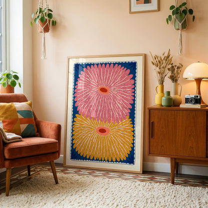 Pink Aster Print