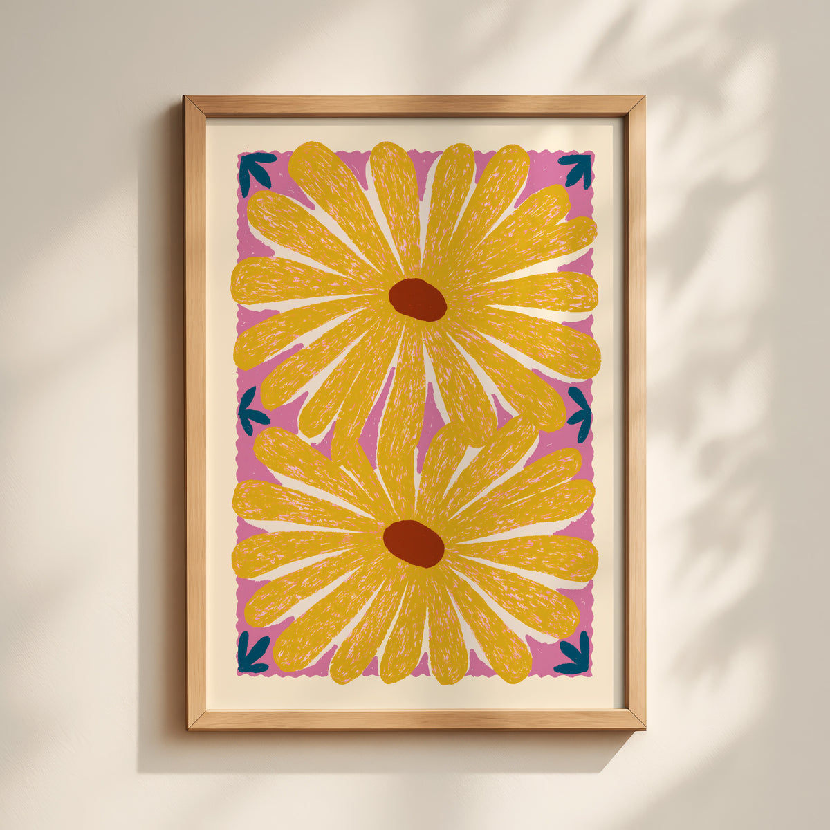 Yellow Daisy Print