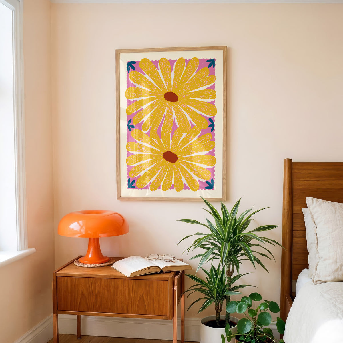 Yellow Daisy Print