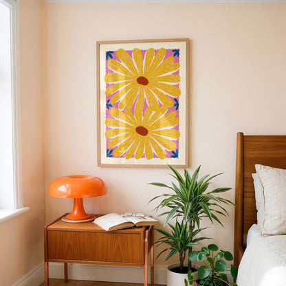 Yellow Daisy Print