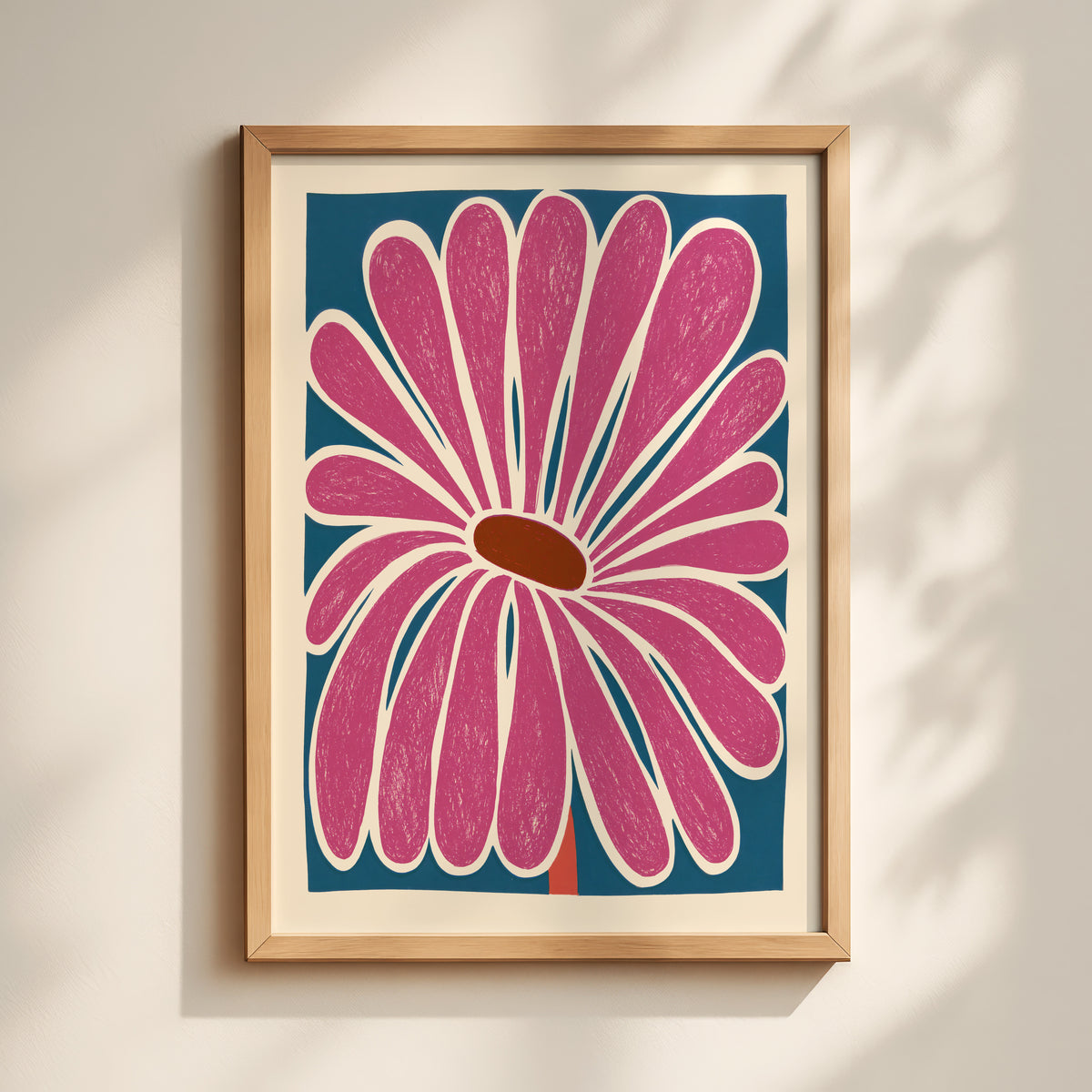 Pink Flower Print