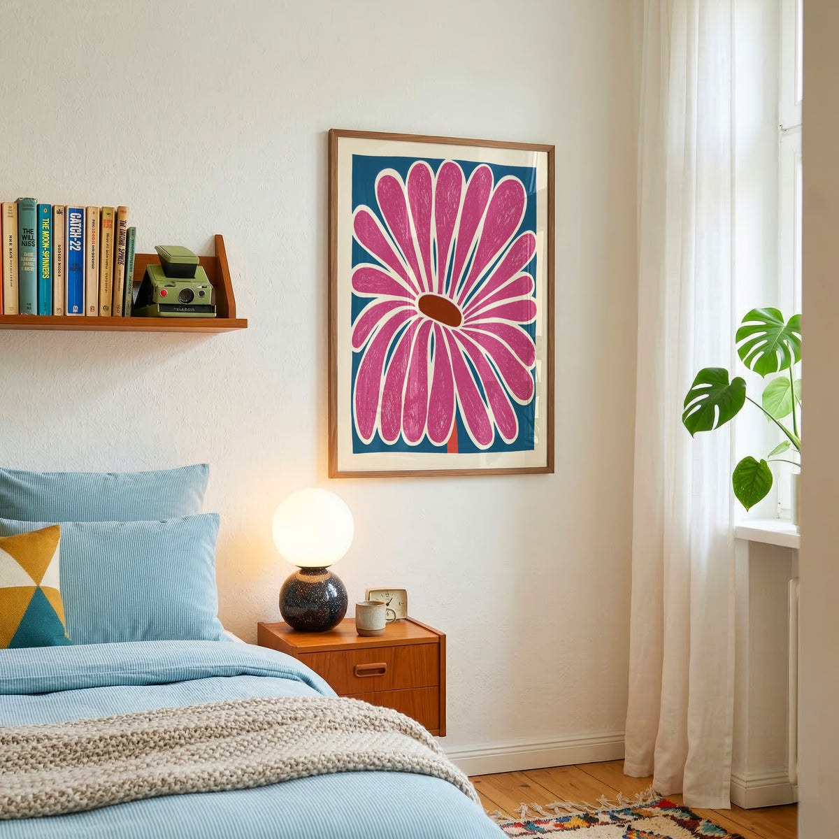 Pink Flower Print