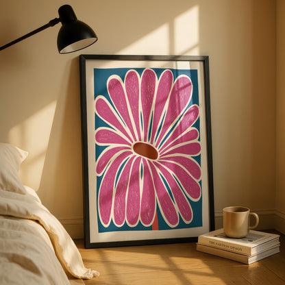 Pink Flower Print