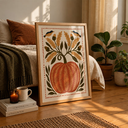 Harvest Pumpkin Folk Print Living Room 23 (autumnal).jpg
