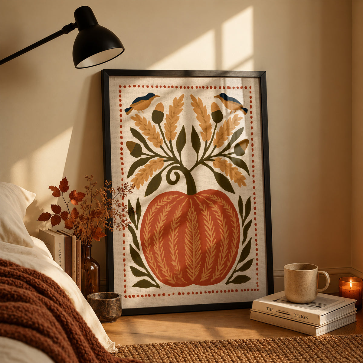 Harvest Pumpkin Folk Print Living Room 24 (autumnal).jpg