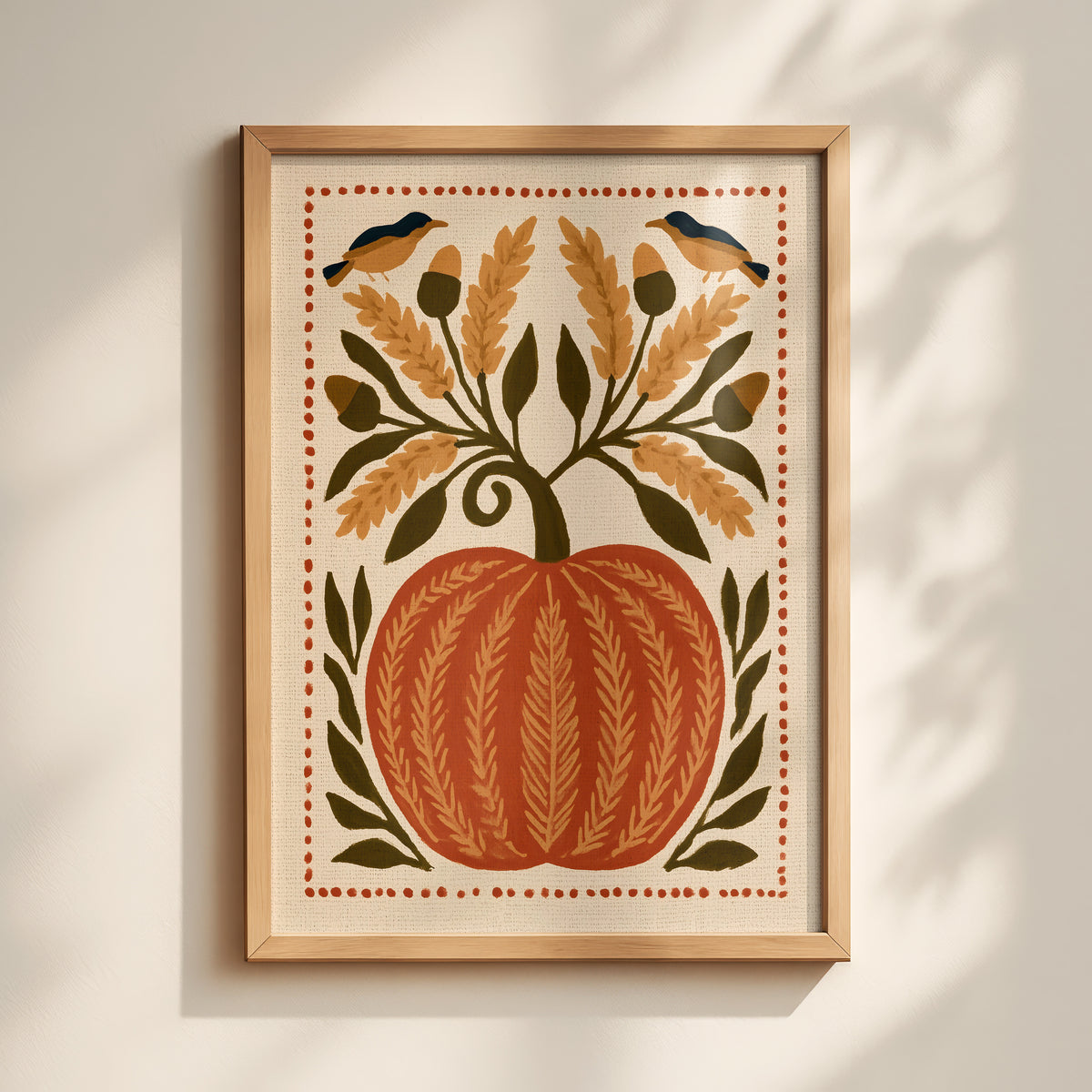 Harvest Pumpkin Folk Print MASTER-portrait.jpg