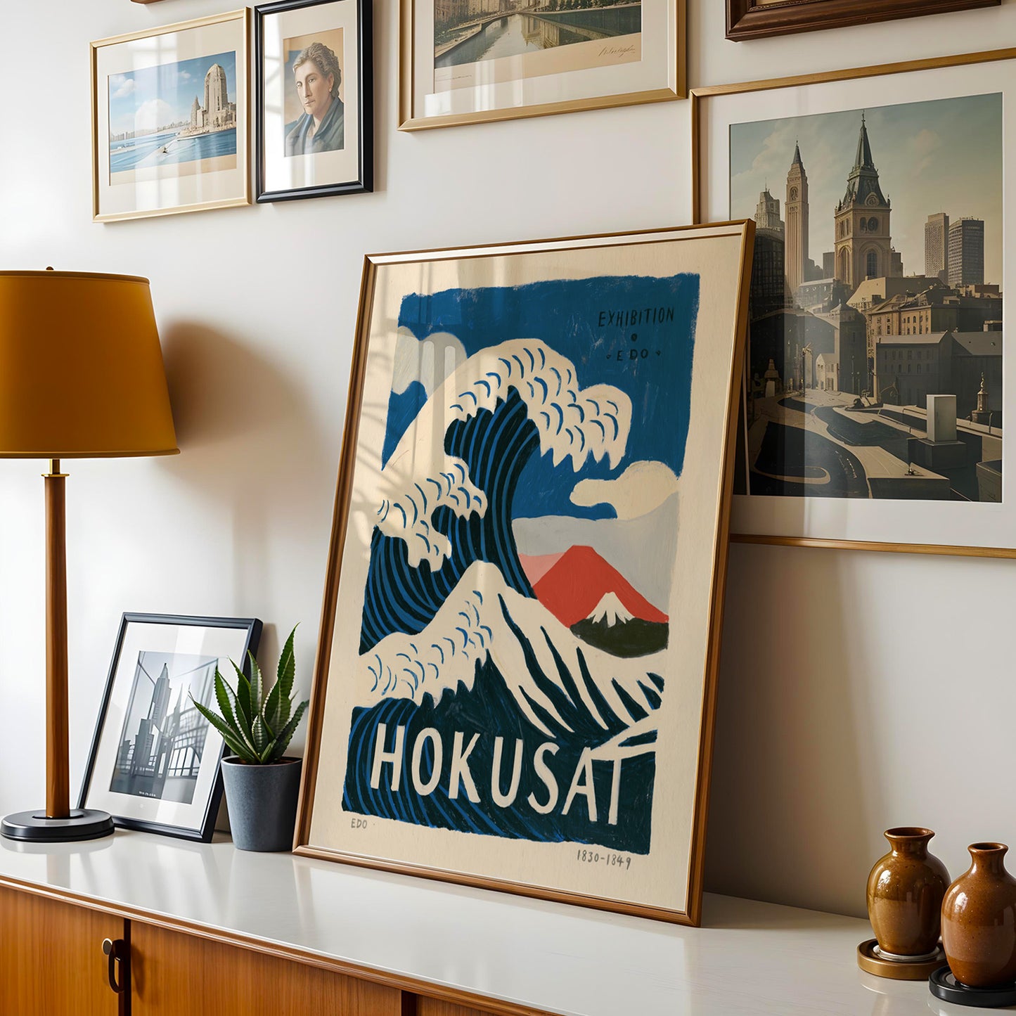 Hokusai Wave Exhibition Print