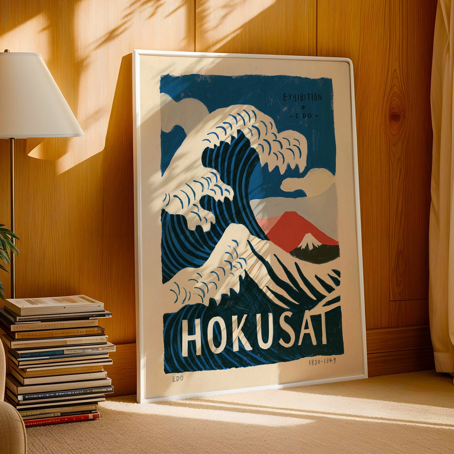 Hokusai Wave Exhibition Print