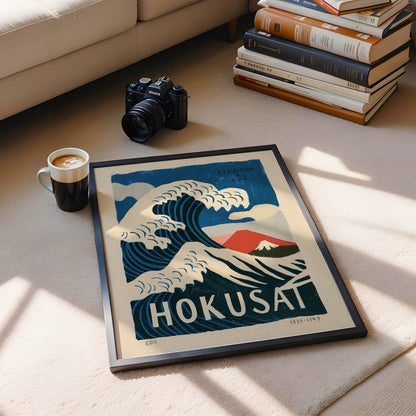 Hokusai Wave Exhibition Print