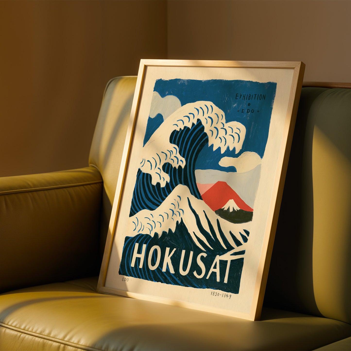 Hokusai Wave Exhibition Print
