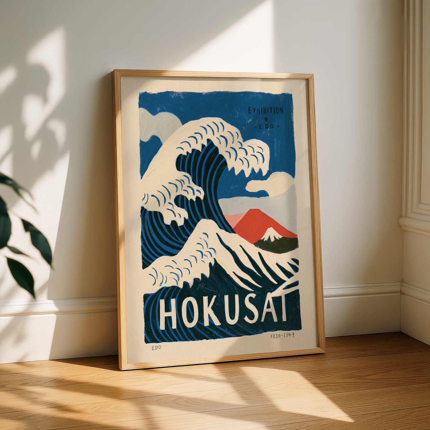 Hokusai Wave Exhibition Print