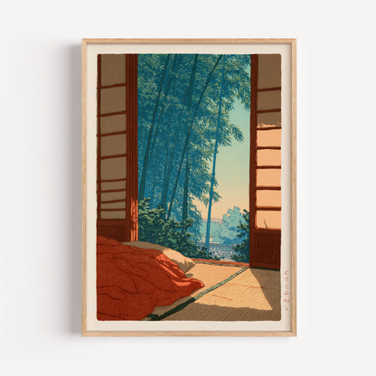 Japanese Bedroom Print
