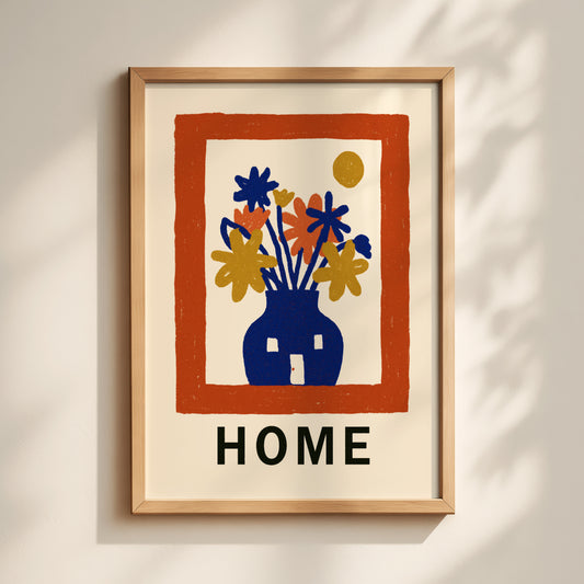 Home Flower Print