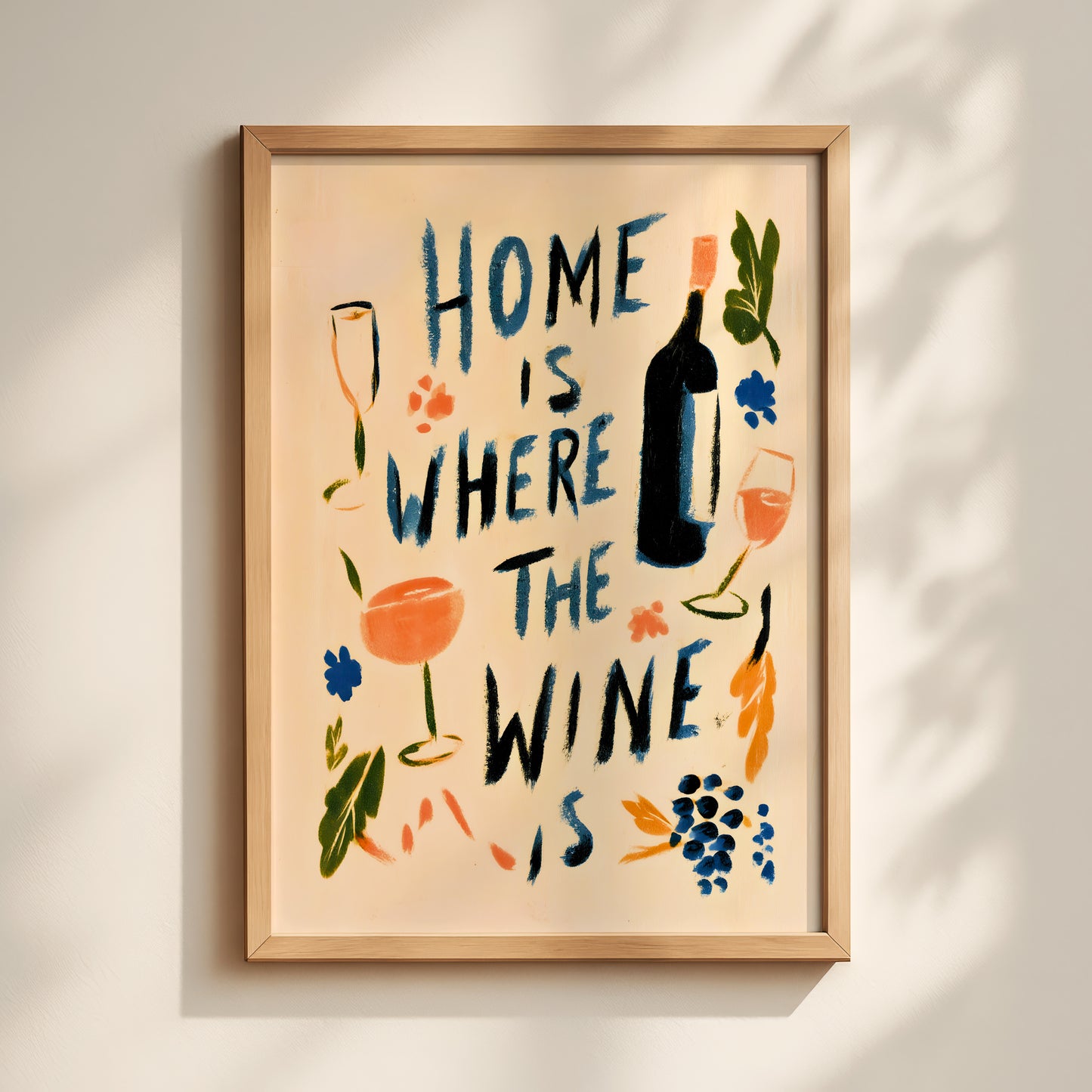 Home Is Where The Wine Is Print