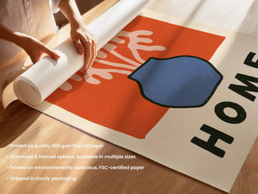 Home Plant Print