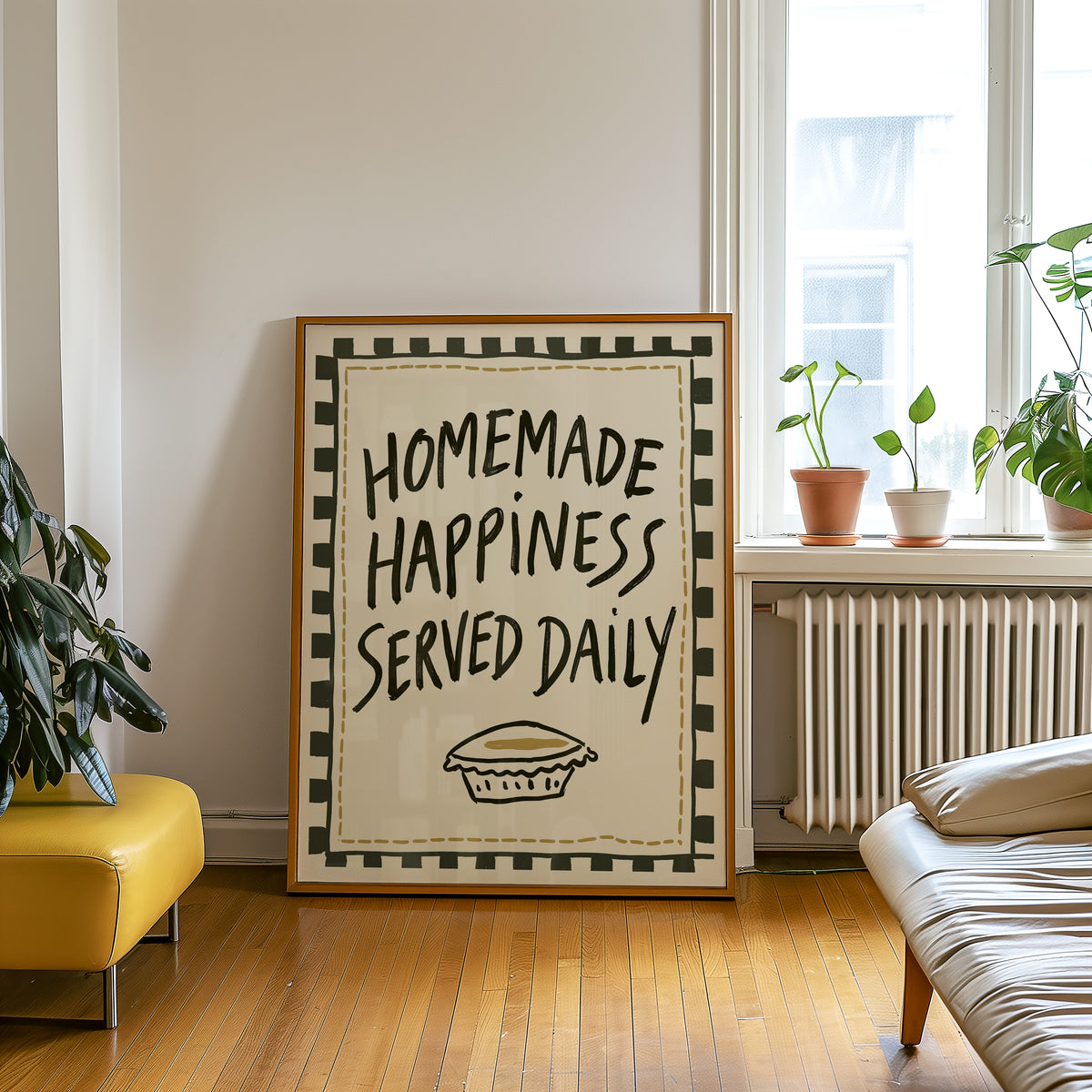 Homemade Happiness Served Daily Print