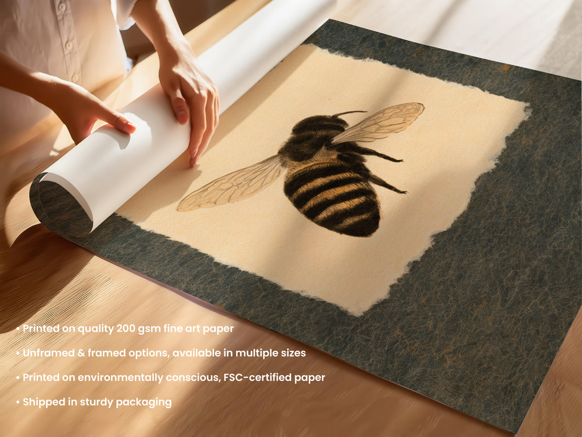 Honeybee Study Print 10 Unframed (UF & F).jpg
