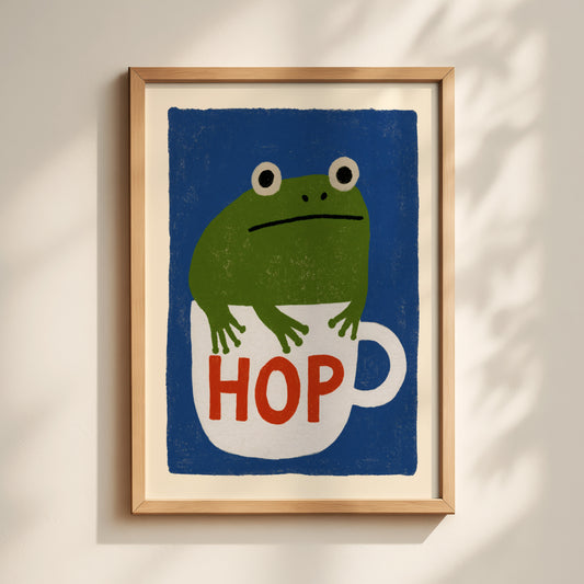 Hop Frog Print