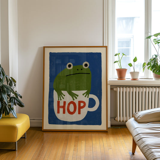 Hop Frog Print