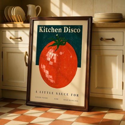 Kitchen Disco Tomato Print