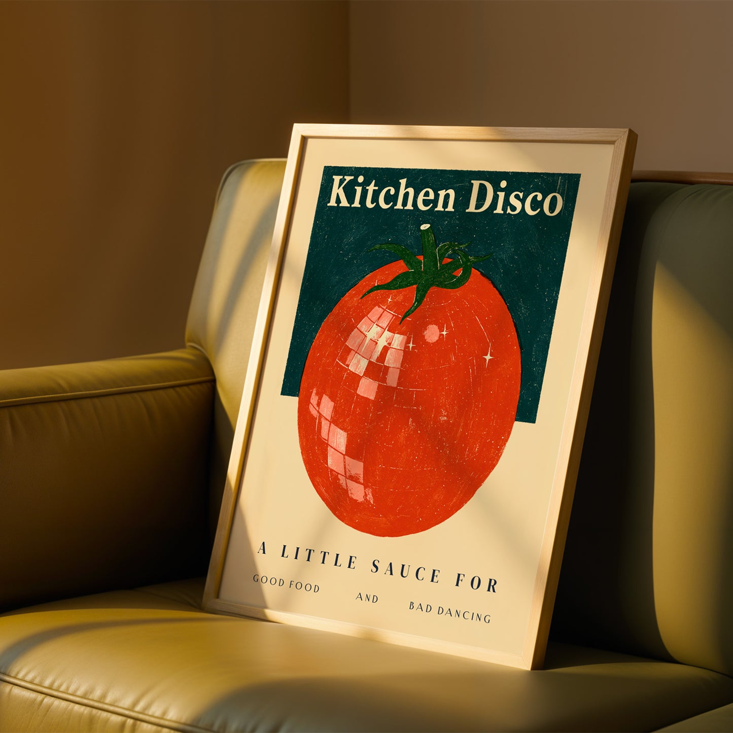 Kitchen Disco Tomato Print