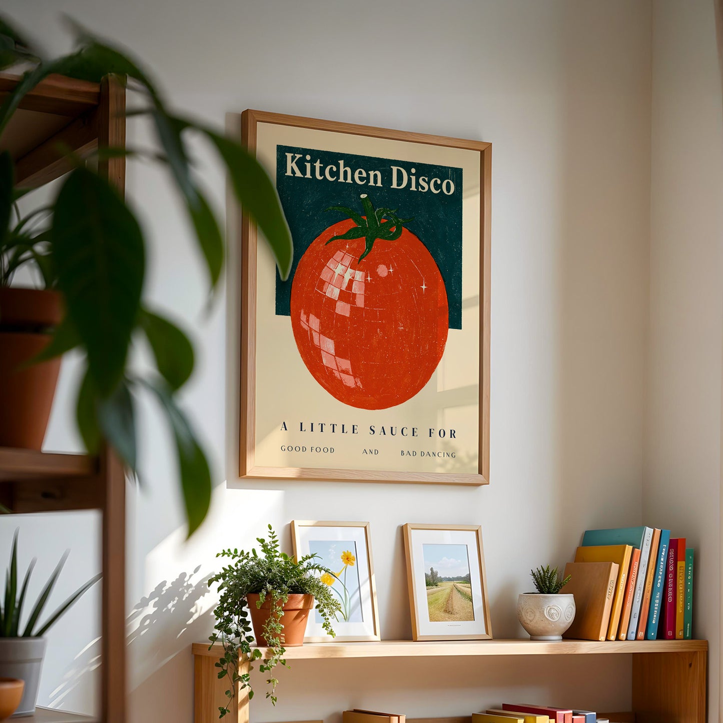 Kitchen Disco Tomato Print
