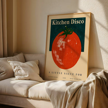 Kitchen Disco Tomato Print