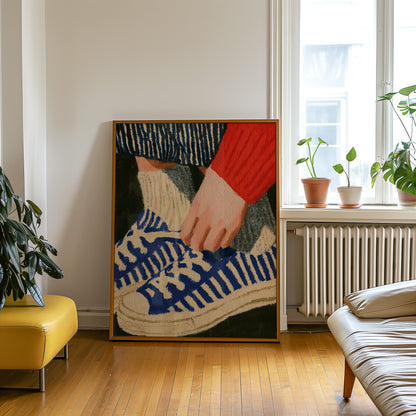 Lacing Up Sneaker Print 002 Living Room-media-4.jpg