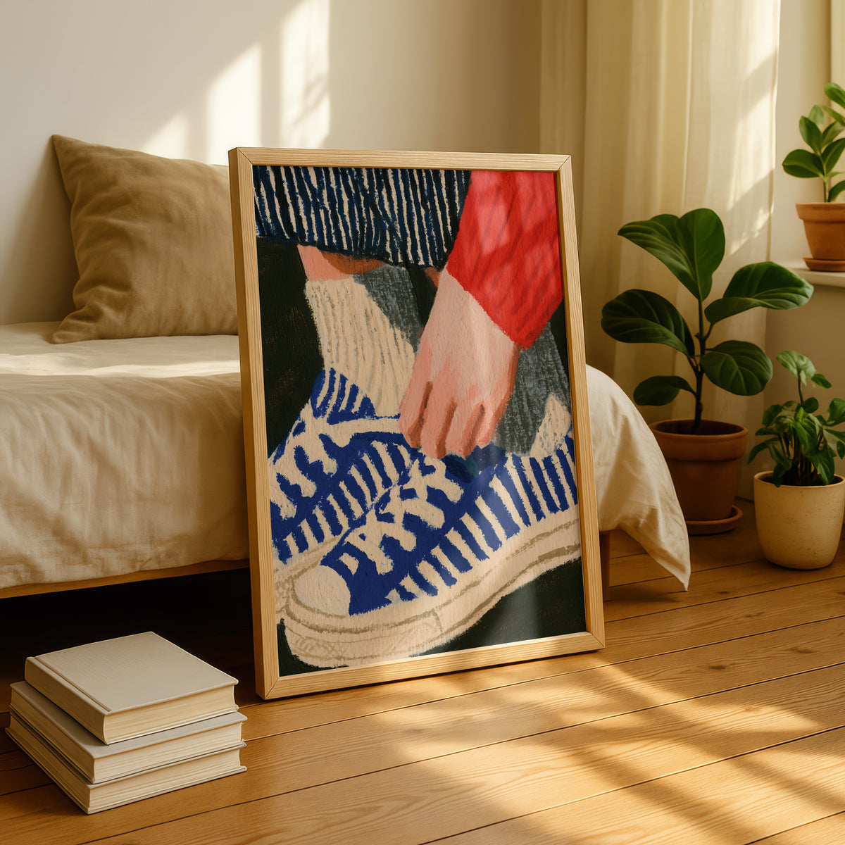 Lacing Up Sneaker Print 006 Living Room-media-23.jpg