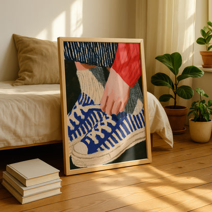 Lacing Up Sneaker Print 006 Living Room-media-23.jpg