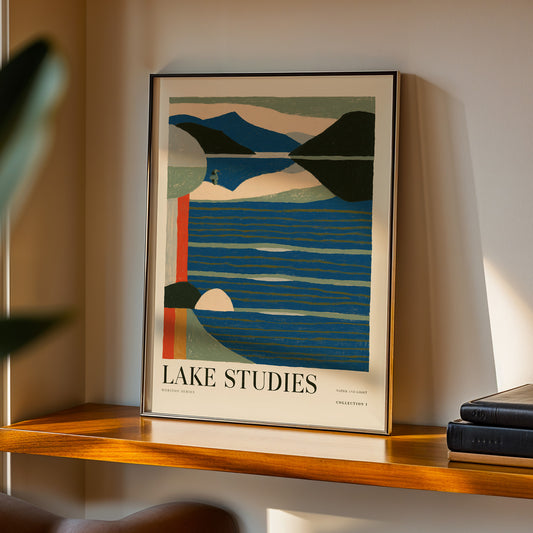 Lake Studies Landscape Print — Graphic