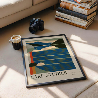 Lake Studies Landscape Print — Graphic